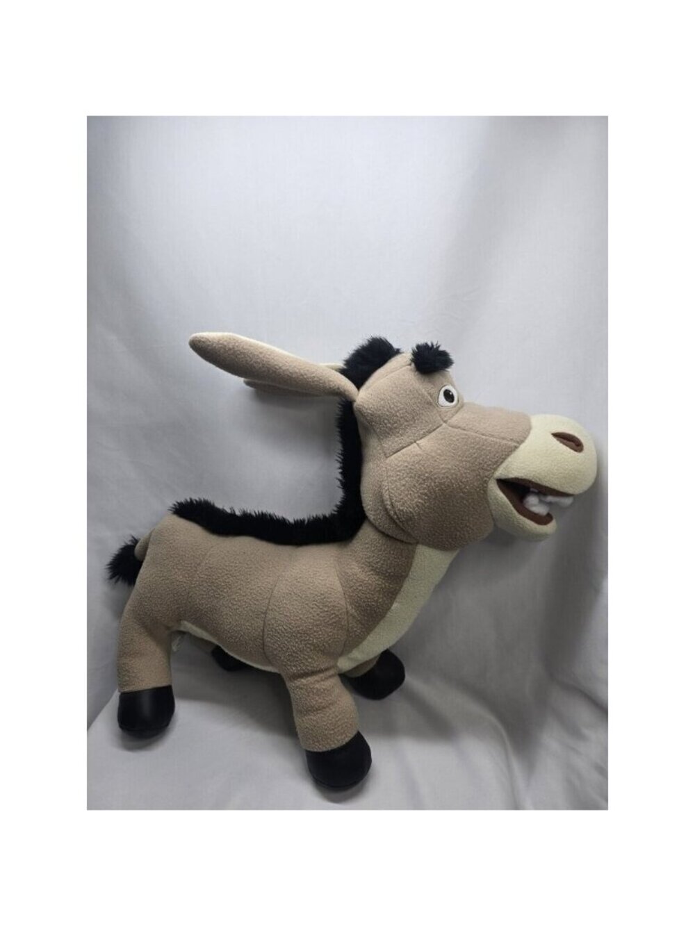 Shrek 2 LARGE CUDDLE PILLOW DONKEY 23" Plush Stuffed Animal 2004 Vintage